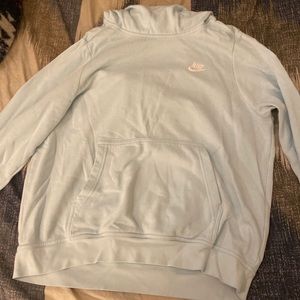 light blue nike hoodie